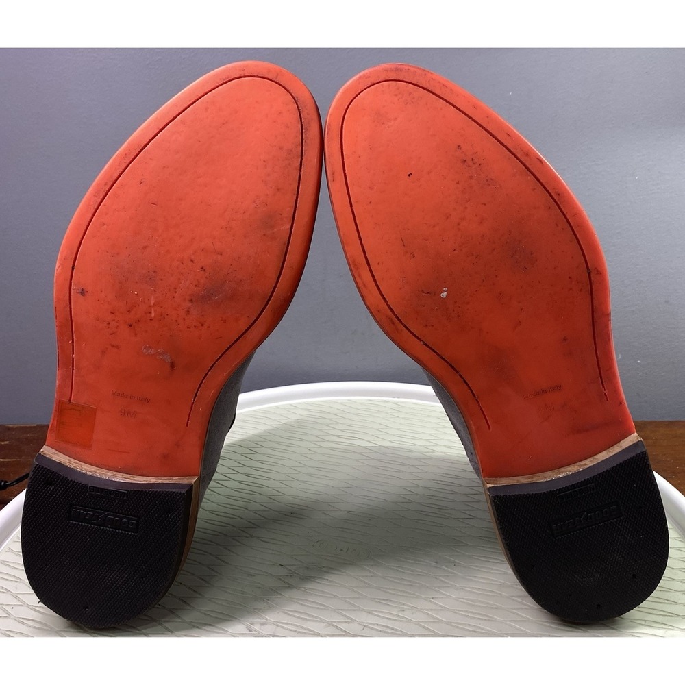 Barneys Of New York Men's Suede Leather Gray  Bootie‎ Ankle Boot Sz. 9 M Italy - Picture 11 of 11